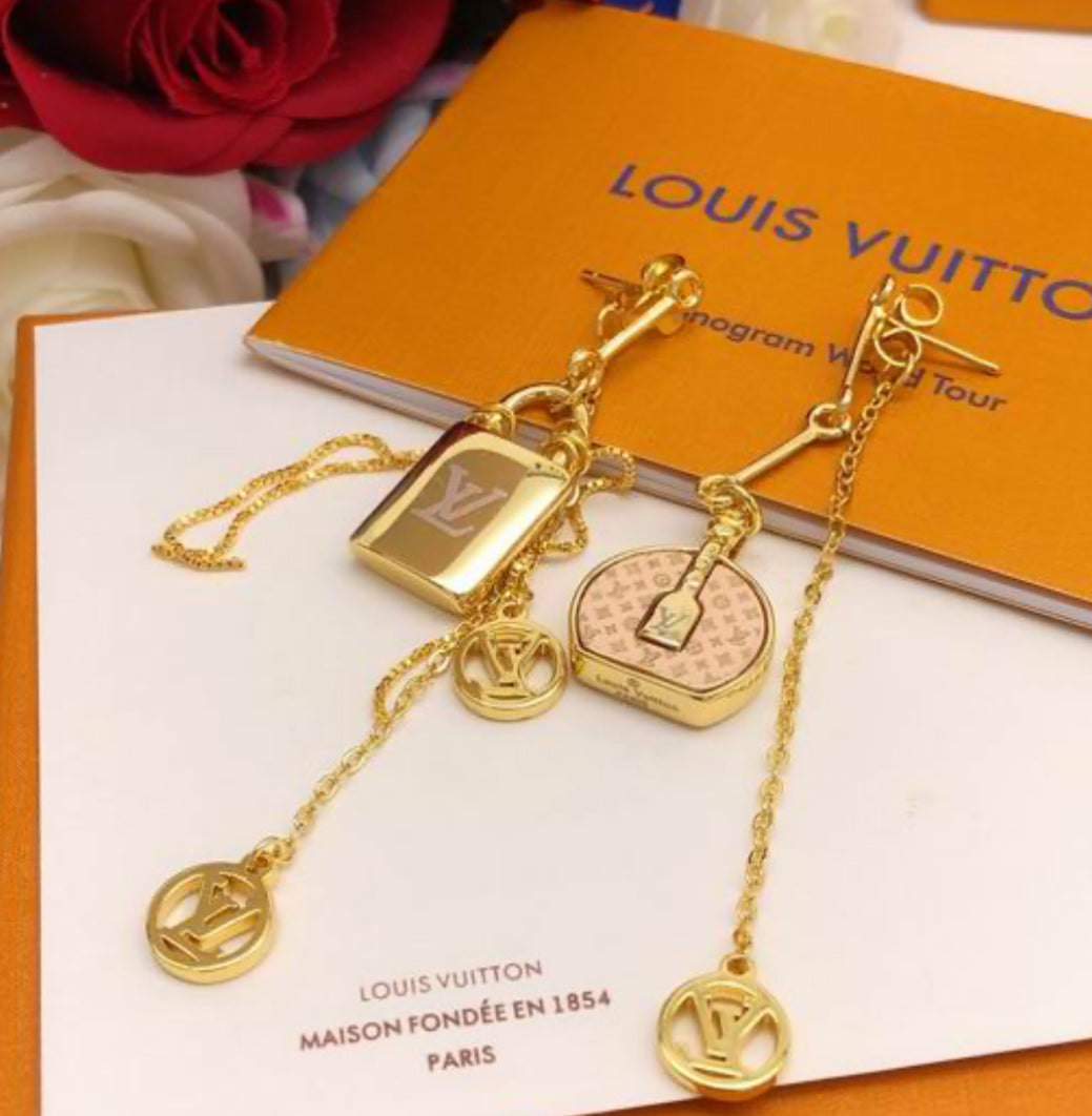 Lv Tiny Bag Earrings