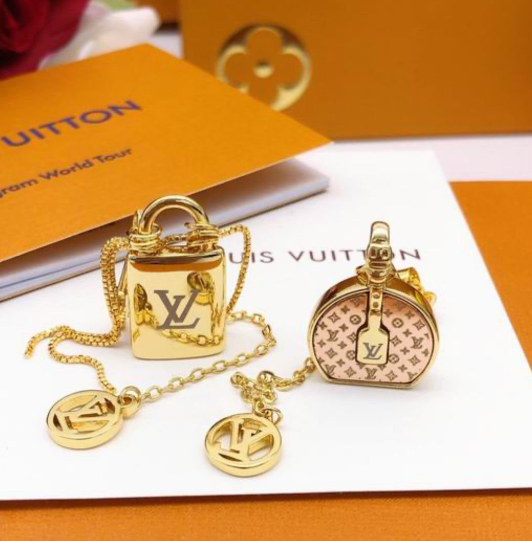 Lv Tiny Bag Earrings