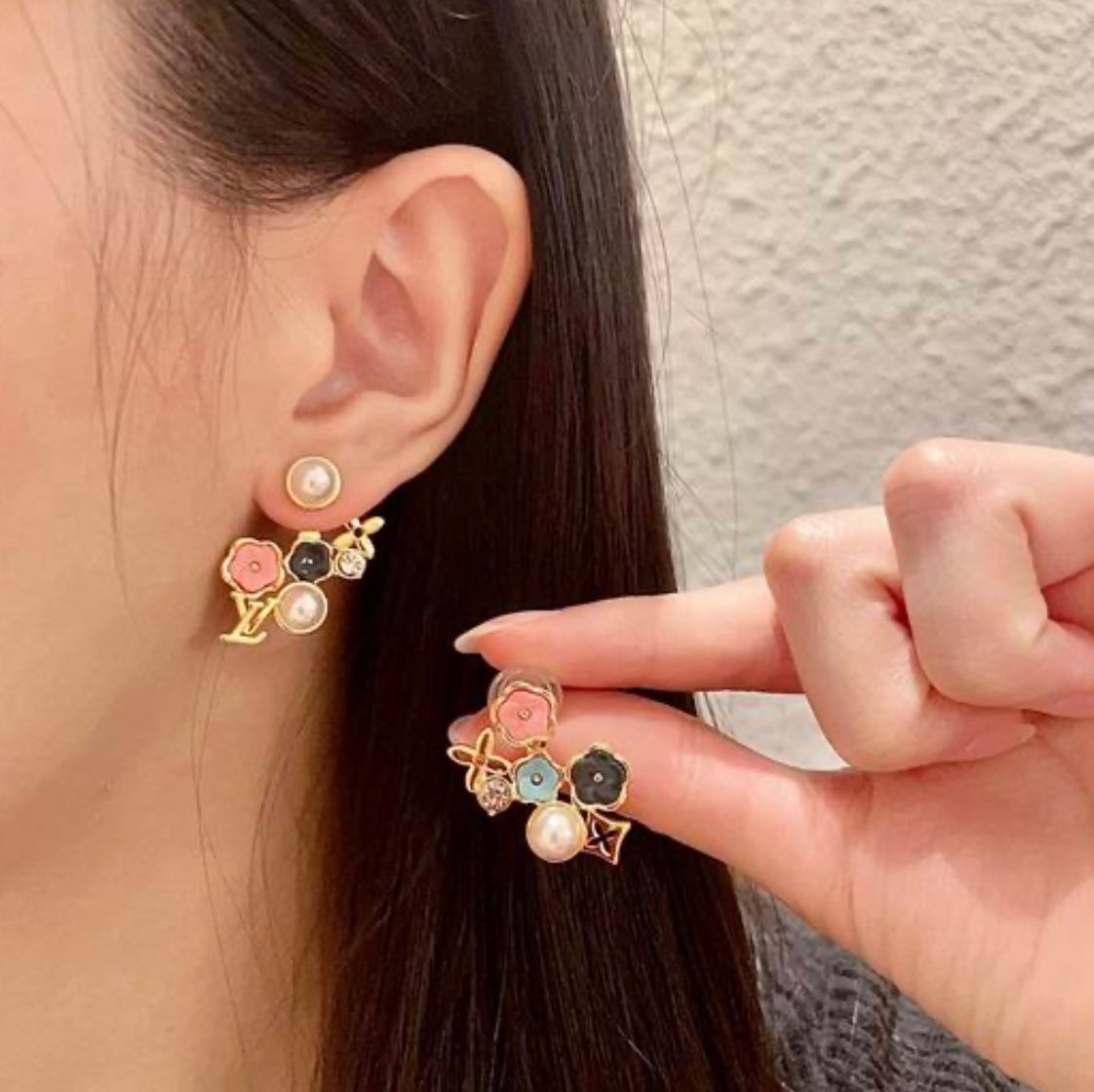 LV Flowers Earrings