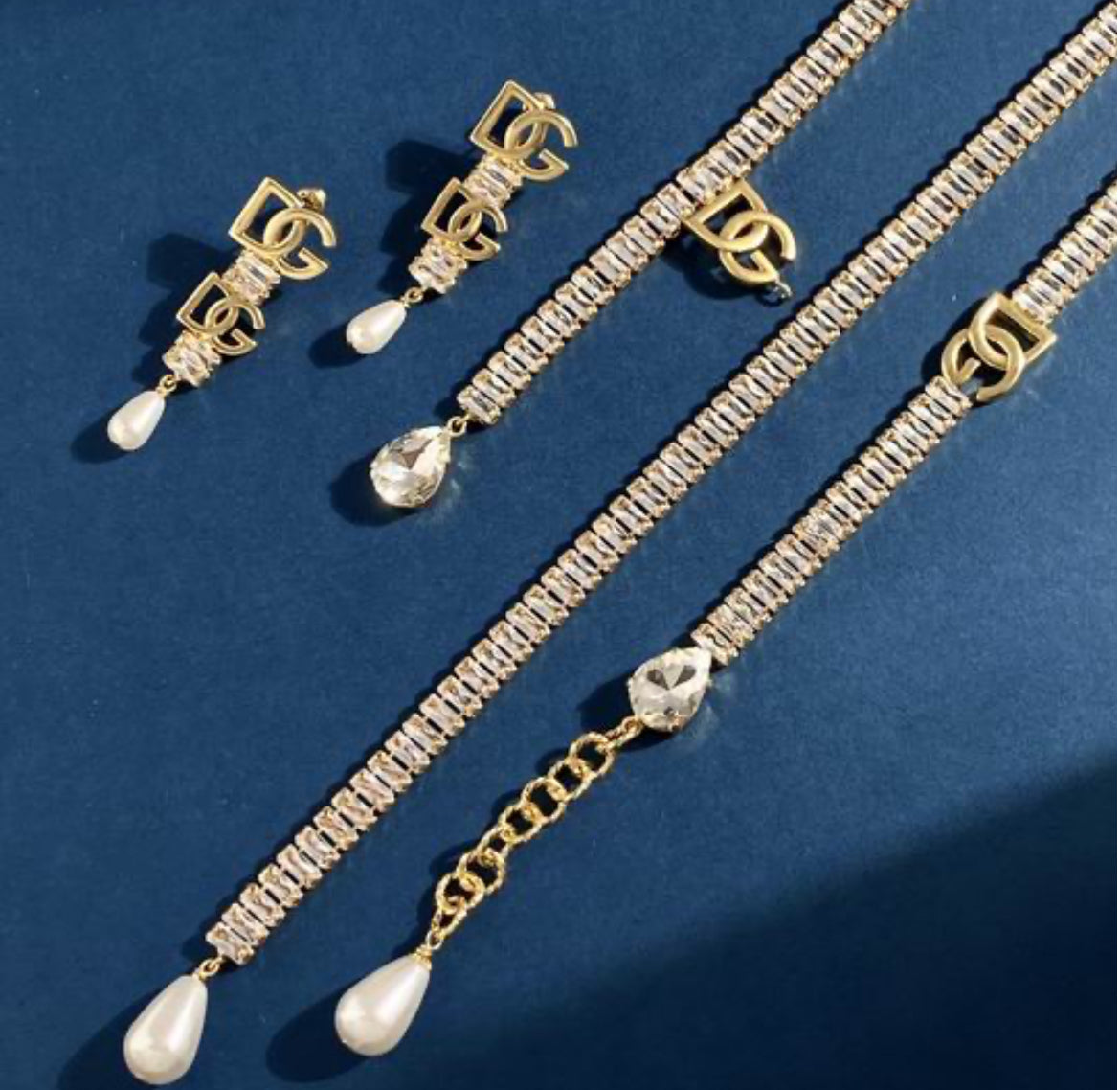 DG Gold Diamonds Set